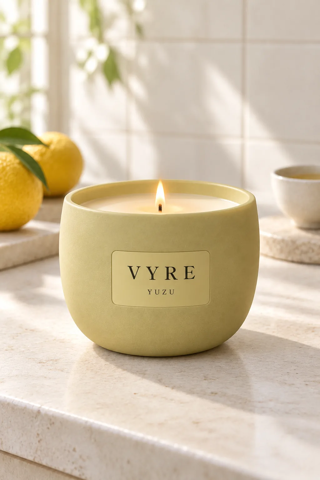 Yuzu Duftkerze – zweite Ansicht